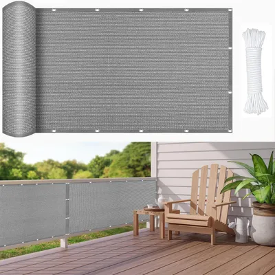 Immagine prodotto di Tenda da sole, 150 x 150 cm, protezione UV 98%, traspirante, grigio chiaro