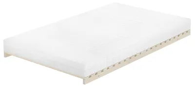 Produktbild von Niederflurbett metallfrei 120x200 Futon metallfreier Lattenrost, Fichte unbehandelt V-60.97-12