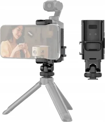 Zdjęcie produktu dla Obudowa Uchwyt Mocowanie do DJI OSMO POCKET 3 ISO 1/4'' + Uchwyt na Telefon / PU726B