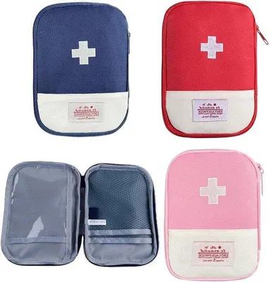 Productafbeelding van Kleine, waterbestendige noodzakelijke tas/handtas voor thuis, kantoor, reizen en buitenshuis, set van 3 stuks