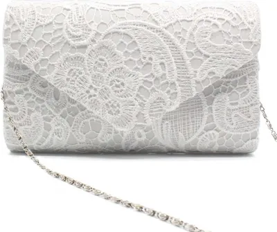 Image de Dentelle Sac à bandoulière Sac en tissu Femme Chaîne Sac à main pour fête Mariage