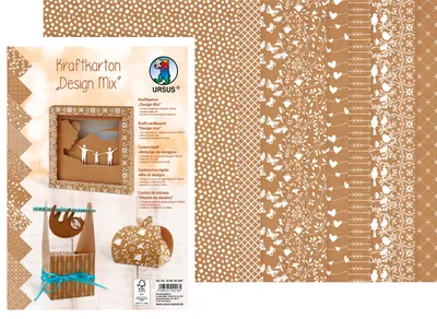 Produktbild von URSUS 61964699F, Kunstpapier, 250 g/m², 10 Blätter
