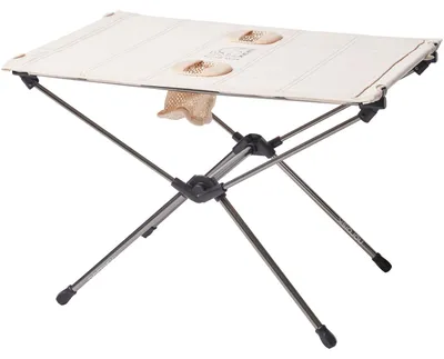 Produktbild von Campingtisch Rolltisch Risskov Falttisch - Klapptisch Leicht Alu 58x39 cm Farbe: sandshell