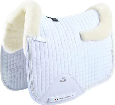 Immagine prodotto di Premier Equine Cc Lana European Dressage Square Saddlecloths White Full White Full