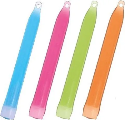 Productafbeelding van Glowstick Hangers Ketting 15cm - set van 4 Stuks