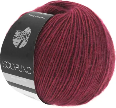 Produktbild von Lana Grossa Ecopuno 035 Bordeaux 50g