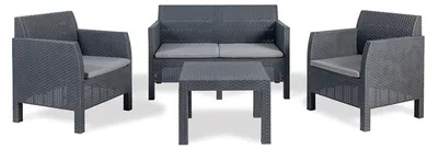 Produktbild von 4-Sitzer Lounge Matilde mit Sitzkissen Sitzgruppe Gartengarnitur Gartenmöbel