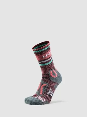 Obrázok produktu pre UYN JUNIOR OUTDOOR EXPLORER SOCKS Ružové pruhy 27/30
