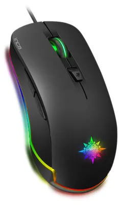 Produktbild von Inca IMG-327, Beidhändig, Optisch, USB Typ-A, 4800 DPI, Schwarz
