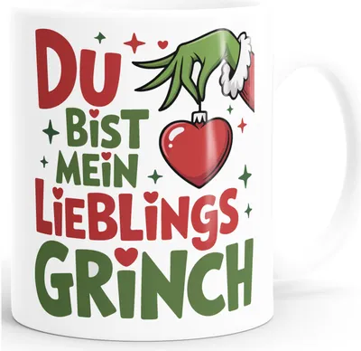 Produktbild von Tasse Weihnachten Du bist mein Lieblings- Spruch Lustig Geschenkidee Weihnachtsmuffel Lieblingsmensch MoonWorks®