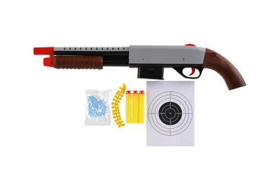 Produktbild von TEDDIES Schrotflinte für Bälle und Schaumstoffpatronen 46cm