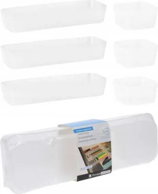 Produktbild von Schubladen-Organizer-Set aus 7 Elementen modularer Einsatz