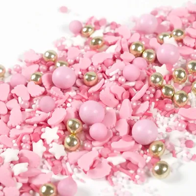 Produktbild von Streuselheld Little Girl 80g Streusel zum Dekorieren und Verzieren von Gebäck aller Art wie Torten Kuchen Keksen Zuckerstreusel