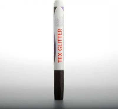 Obrázek produktu pro TEX GLITTER fixa na textil - Černá 6 ml