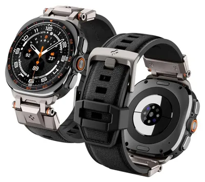 Obrázek produktu pro Spigen DuraPro Armor, Kapela, Chytré hodinky, Černá, Samsung, Galaxy Watch Ultra 2 (47mm), Termoplastický polyuretan (TPU)