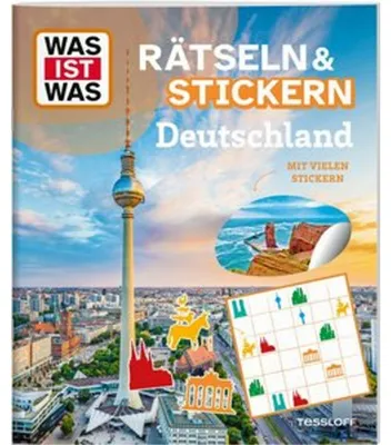 Zdjęcie produktu dla WAS IST WAS Rätseln und Stickern: Deutschland