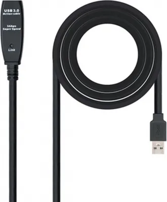 Produktbild von Verlängerungskabel mit USB NANOCABLE 10.01.0311 5 m