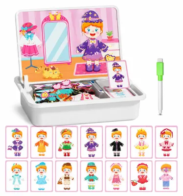 Produktbild von Magnetische Lernbausteine, Motorikspielzeug für Kinder ab 3 Jahren, KI-generiertes Bild
