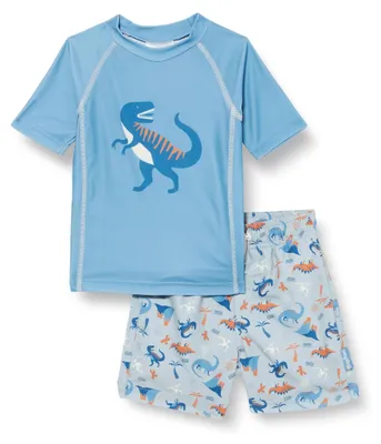 Immagine prodotto di Playshoes: Set da bagno unisex per bambini, con protezione UV, composto da maglietta e pantaloncini da bagno