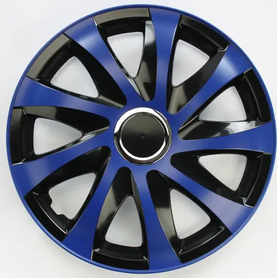 Produktbild von SET Radkappen Radzierblenden 4er Satz 15 DRIFT blue-black