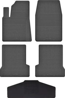 Produktbild von Gummi Fußmatten Set Für: Ford Fusion (2002-2005) Gummimatten Schwarz