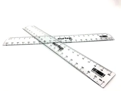 Produktbild von Lineal 20cm Standart klar 1743