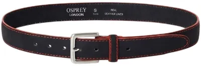 Immagine prodotto di Londra - Cintura "Dickens", in pelle, modello GT48751 (85 cm), colore nero/rosso
