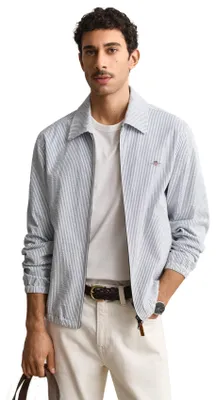 Produktbild von Gant Strickjacke hellblau gestreift Baumwolle