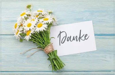 Produktbild von Danke - Unverpackt – plastikfreie Verpackung - Grusskarte im Format