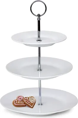 Obrázok produktu pre BANQUET Stojan na pečivo porcelánový SOFIA, 3poschodový, OK