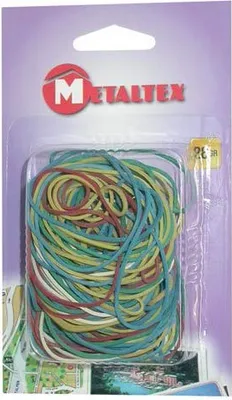 Image de élastiques Couleur Exma Métaltex élastiques Résistants Et Colorés - Exma