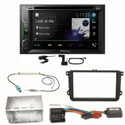 Produktbild von Pioneer AVH-A3200DAB Bluetooth DAB Einbauset für EOS Polo Caddy Amarok Scirocco