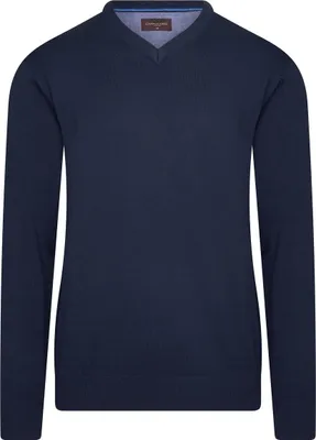 Produktbild von Cappuccino Italia Pullover Navy Blau - Große S