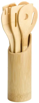 Produktbild von Kochutensilien-Set aus Bambus, 7-teilig