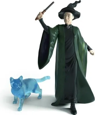 Produktbild von Figurines Professeur McGonagall und ihr Patronus, Schleich 42682, Harry Potter, Spielzeug für Kinder ab 6 Jahren