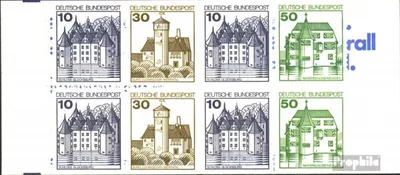 Produktbild von Briefmarken BRD (BR.Deutschland) 1980 Mi MH22aa (kompl.Ausg.) postfrisch Burgen und Schlösser