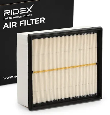Produktbild von RIDEX 8A0007 Luftfilter für AUDI A4 Avant (8K5, B8) Rechteckig