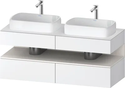 Produktbild von DURAVIT QA4767084180010 QTG KWTU WH Ek. 1400x550x600 Wß Mt. H