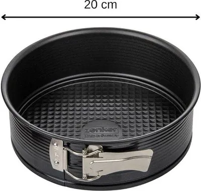Immagine prodotto di Teglia in acciaio inossidabile 20x20x6 cm per torte da forno