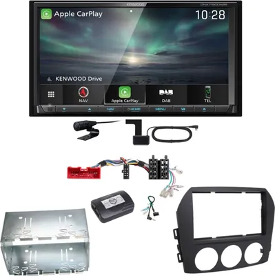 Produktbild von Kenwood DNX-7190DABS Android Auto Carplay DAB+ DVD Einbauset für Mazda MX-5 NC