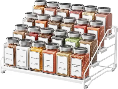 Obrázek produktu pro ZDDLOINP 4-patrový stojan na kořenky bez vrtání bílý - 1 balení