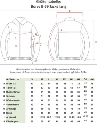 Produktbild von Bores Jacket B-69 Military Camouflage-6XL
