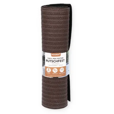 Produktbild von garpet Fußmatte für Innen & Außen, 2 Stück, Polypropylen, rutschfestes TPR, 40x60x0,7 cm, langlebig, weiche Oberfläche, geruchlos, farbecht, leicht zu reinigen, Hoch-Tief-Design, zeitlos, neutral