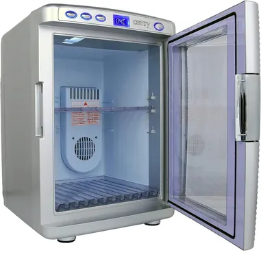 Produktbild von JUNG CAMRY CR8062 Tragbarer Mini Kühlschrank – Kompakter Elektro-Kühlschrank mit 4 Liter Volumen für unterwegs | Auto-Kühler, Camping-Kühlbox