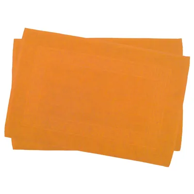 Produktbild von 2 er Set Julie Julsen® Badvorleger Duschvorleger Spirale Orange,50 x 80 cm