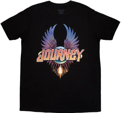 Immagine prodotto di Journey - Maglietta "Classic" per uomo/donna unisex RO12459 (L) (Nero)