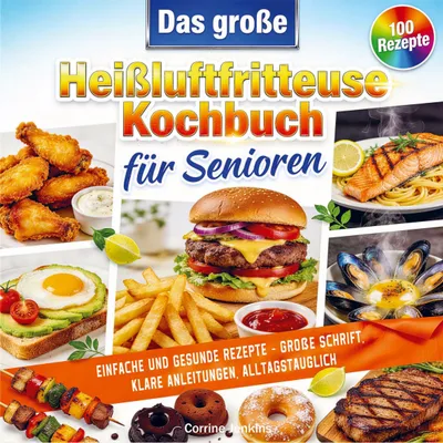 Produktbild von Das große Heißluftfritteuse Kochbuch für Senioren