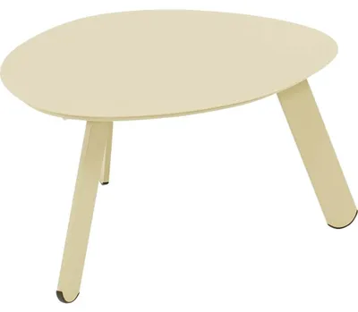 Produktbild von Lesli Living - Beistelltisch Tiki - Beige - 55x46x28cm