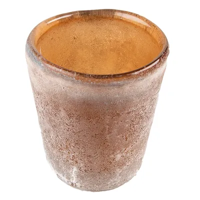 Obrázek produktu pro Stojánek na čajovou svíčku Clayre & Eef Ø 7x8 cm Hnědé sklo