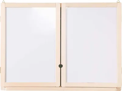 Obrázek produktu pro tabule roba, závěsná tabule skládací, s malířskou tabulí magnetická bílá, křídová tabule lemovaná, tabule lakovaná